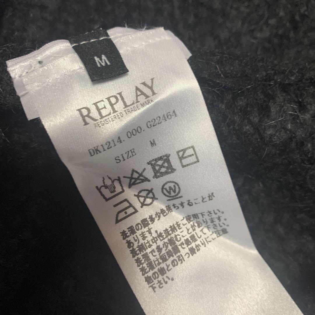 FERRAGAMO フェラガモ　ローファー　ガンチーニ　23.5cm フォーマル 新品⭐︎REPLAY 黒のモヘアニットカーディガン