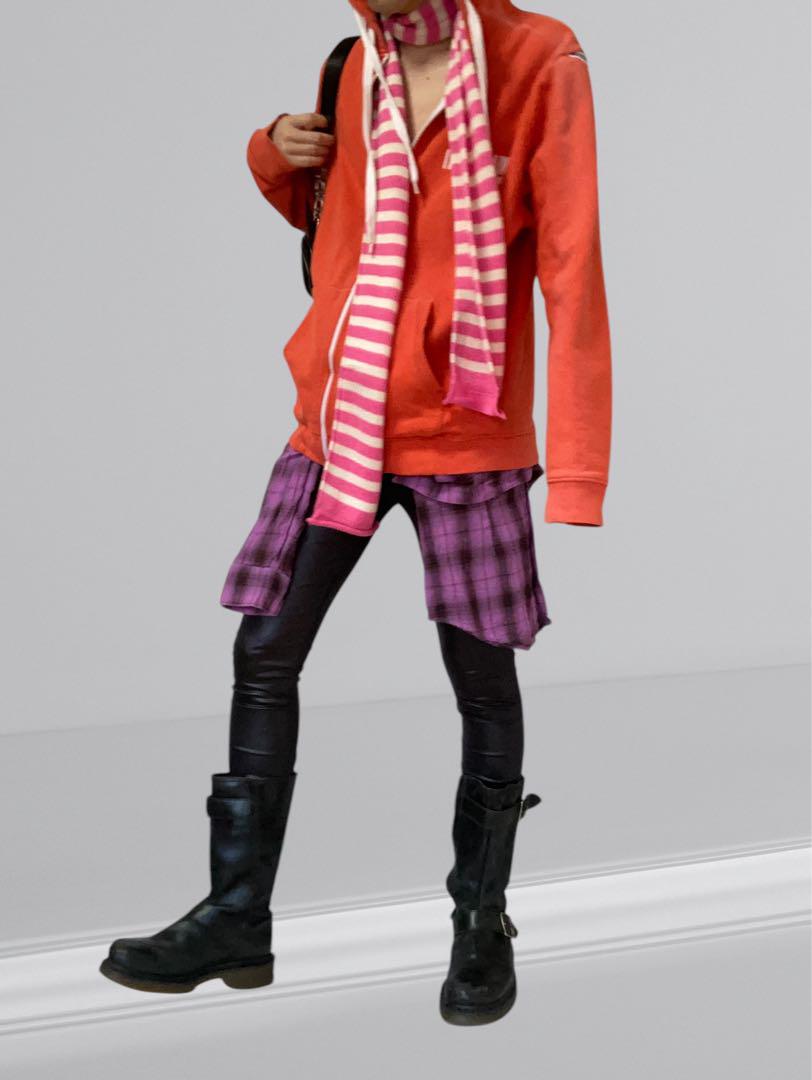 DOUBLE CORD SKULL HOODIE 476T パーカー