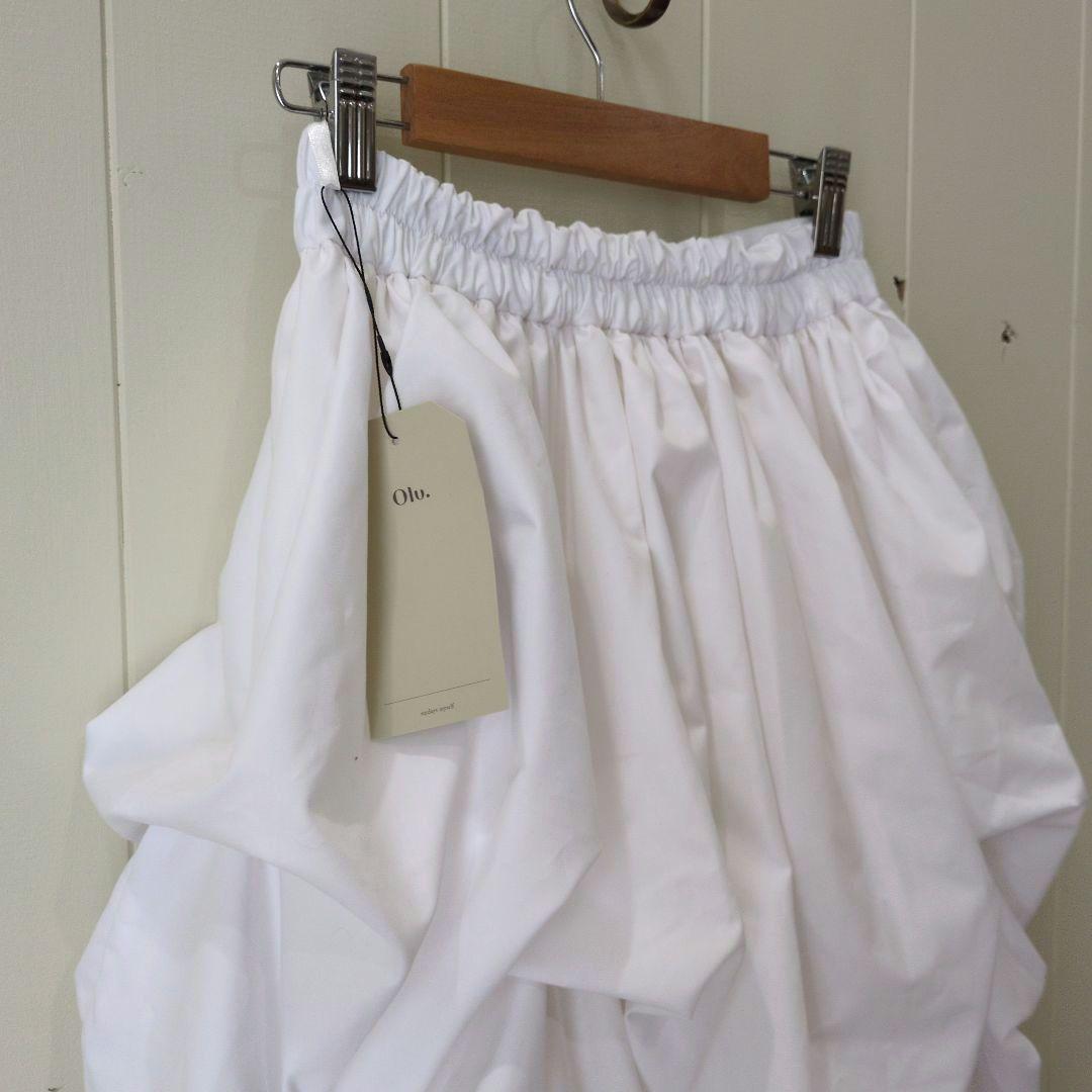 オルドット Olu.【タグ付き未使用品】ランダムピックスカート ホワイト 1