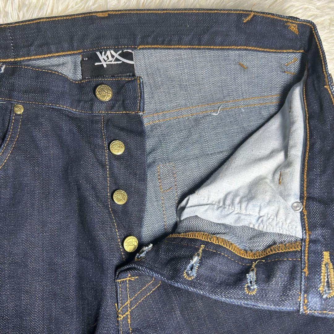 K1X y2k 90s バギーデニム　ストリート　Bboy 極太　刺繍 K1X y2k 90s バギーデニム ストリート Bboy 極太 刺繍 - メルカリ