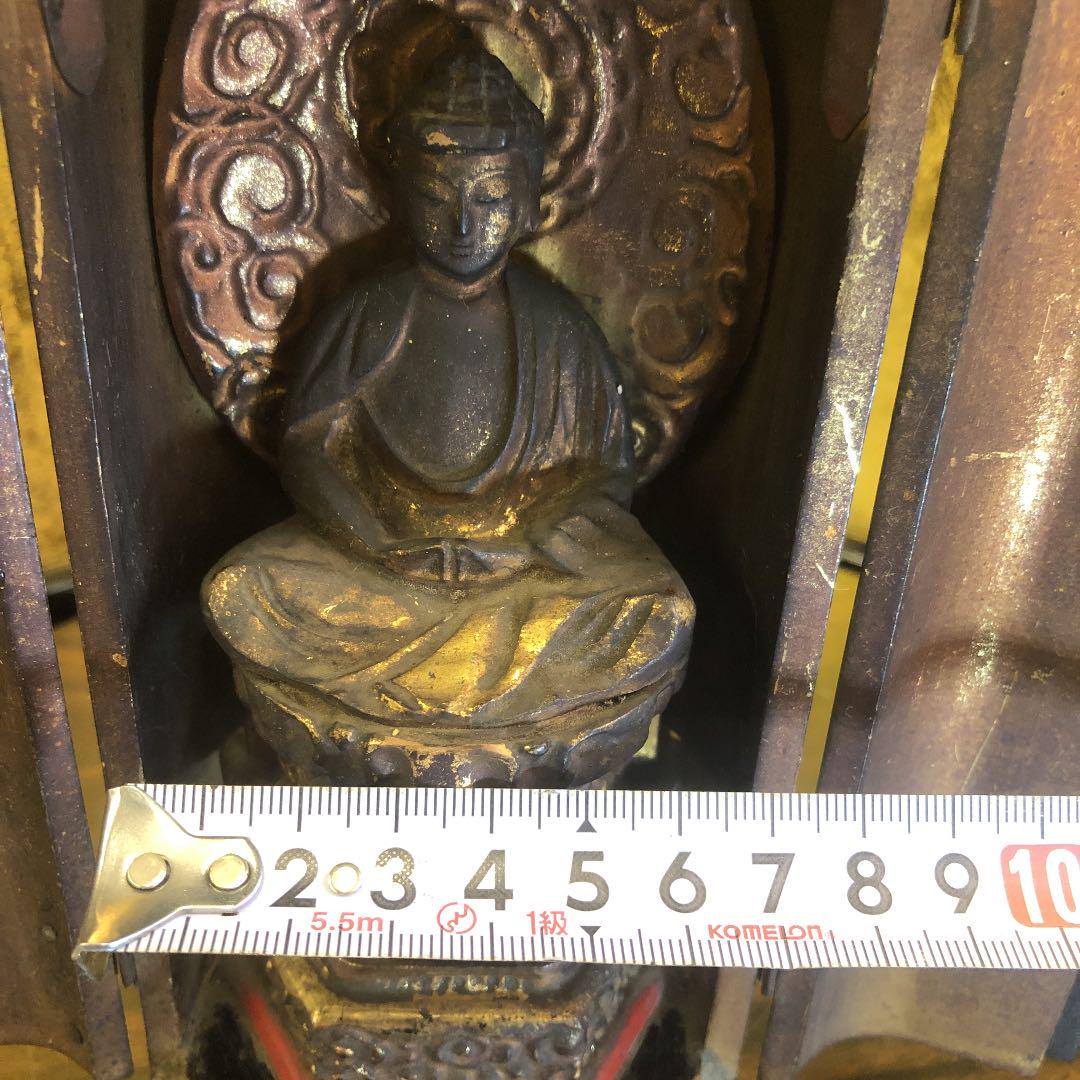 阿弥陀如来座像厨子入り RaZ92-m88892302037 人気が高