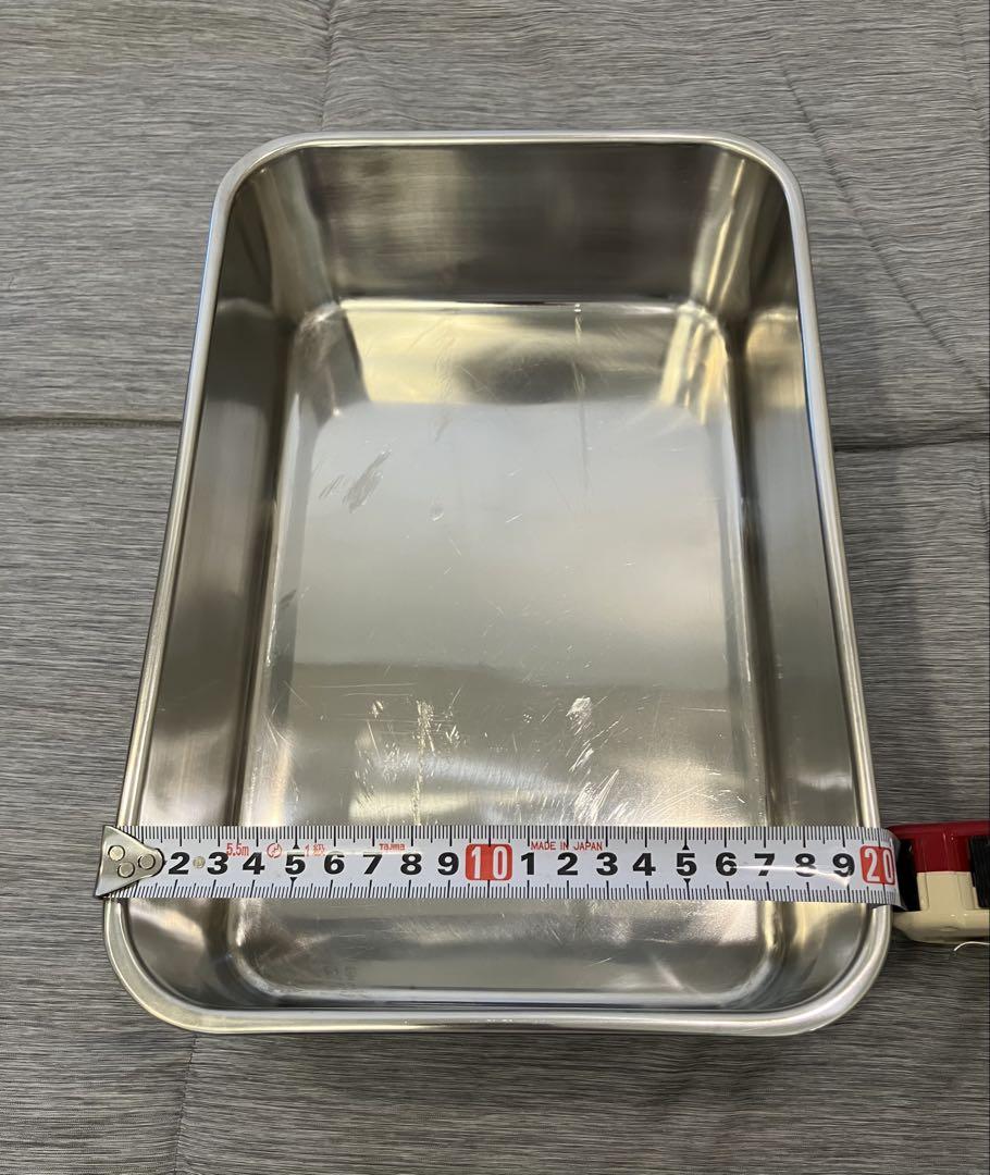 クローバー業務用ステンレス深型バット