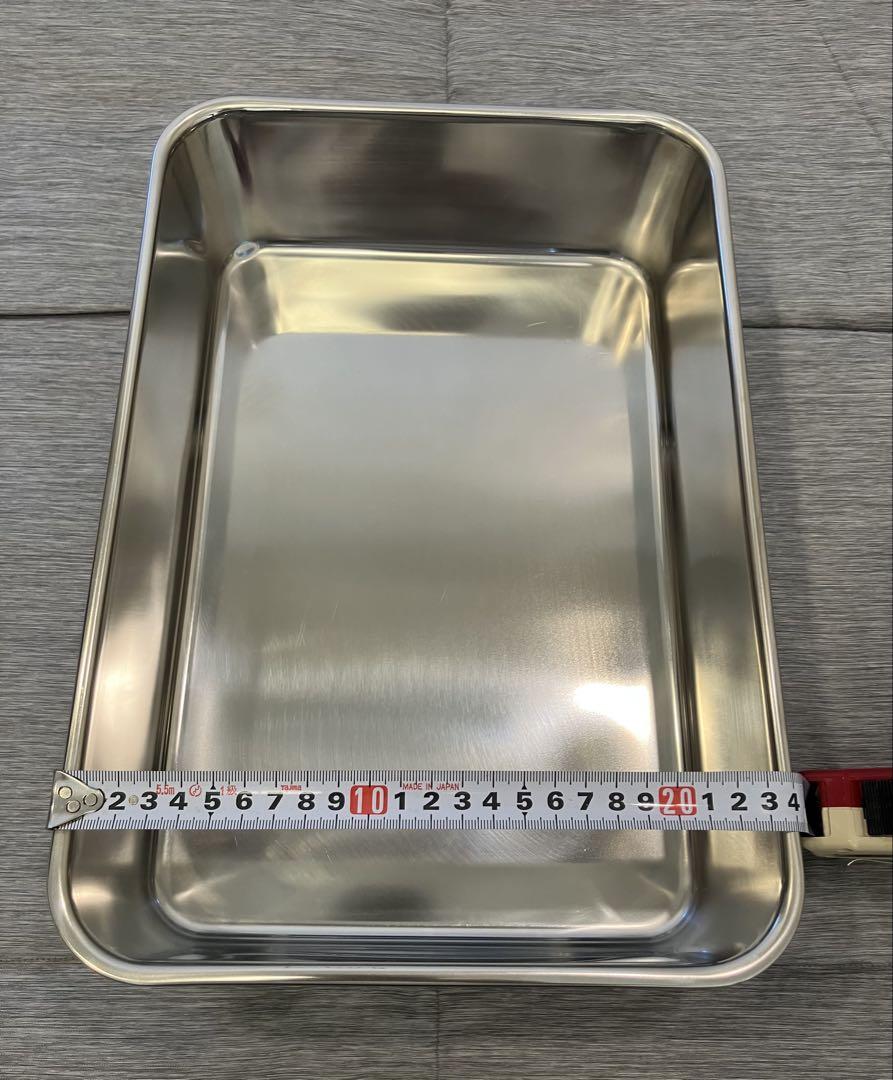 クローバー業務用ステンレス深型バット