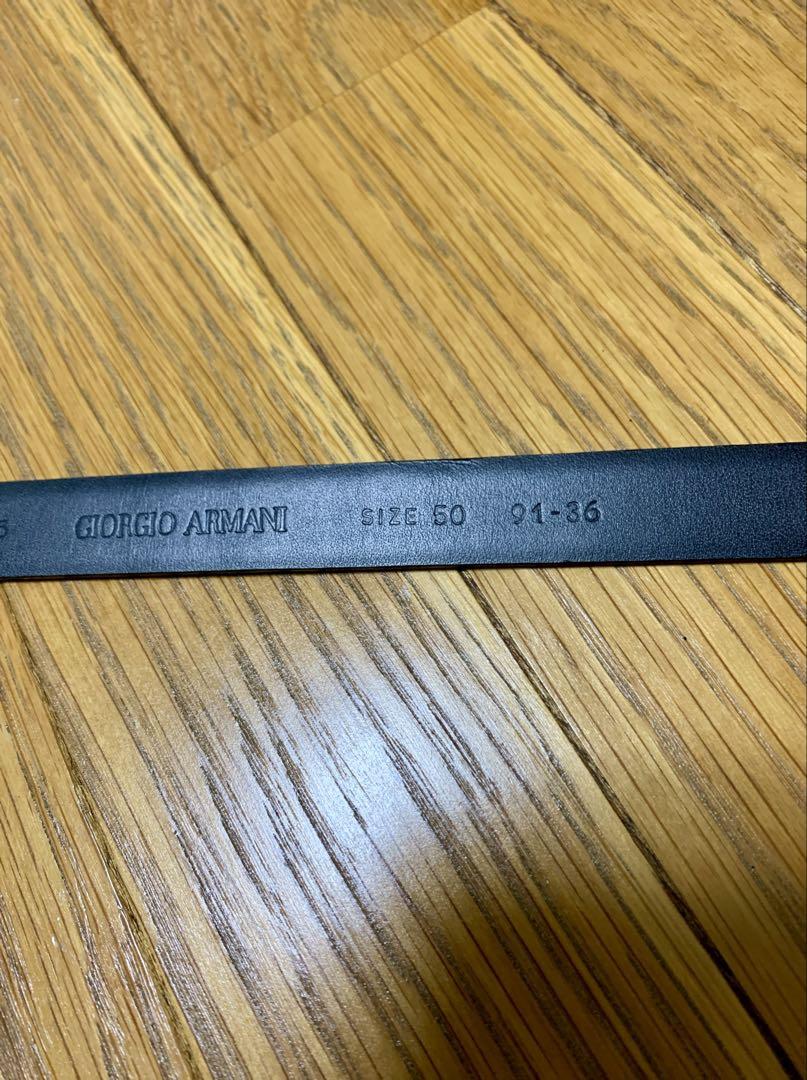 【超超極上品】GIORGIO ARMANI ジョルジオ・アルマーニ　スリムベルト
