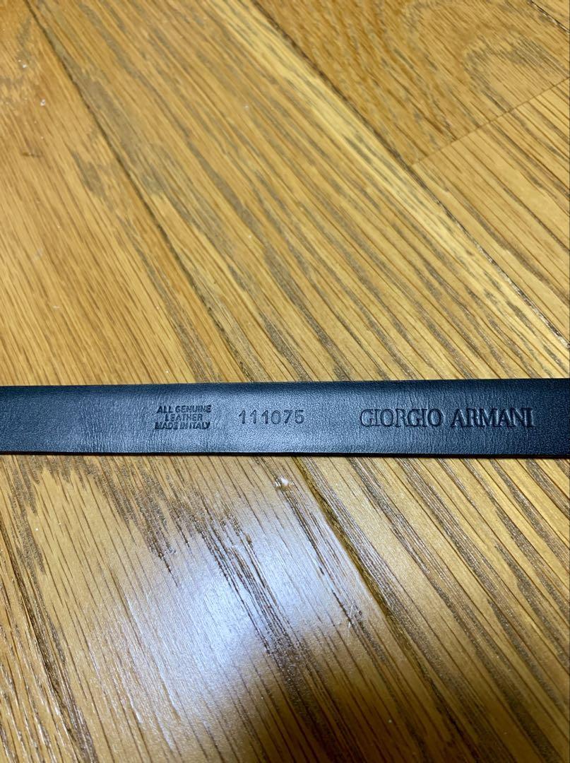 【超超極上品】GIORGIO ARMANI ジョルジオ・アルマーニ　スリムベルト