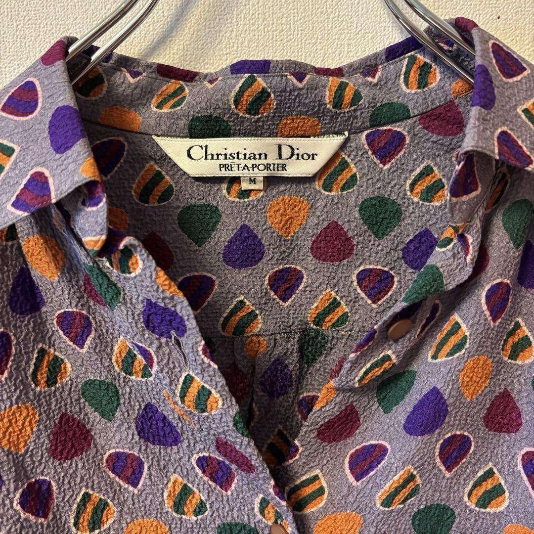 タグ付き【Christian Dior】シルク ブラウス エメラルドグリーン 楽天市場】極美品 Christian Dior クリスチャンディオール 22SS