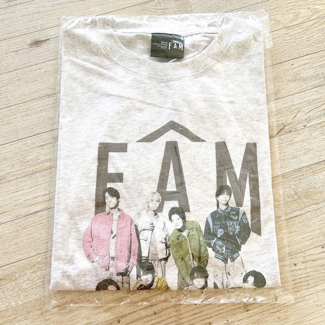 timeleszTシャツ FAM タイムレスツアーTシャツ timelesz タイムレス fam ツアー ライブ Tシャツ ホワイト