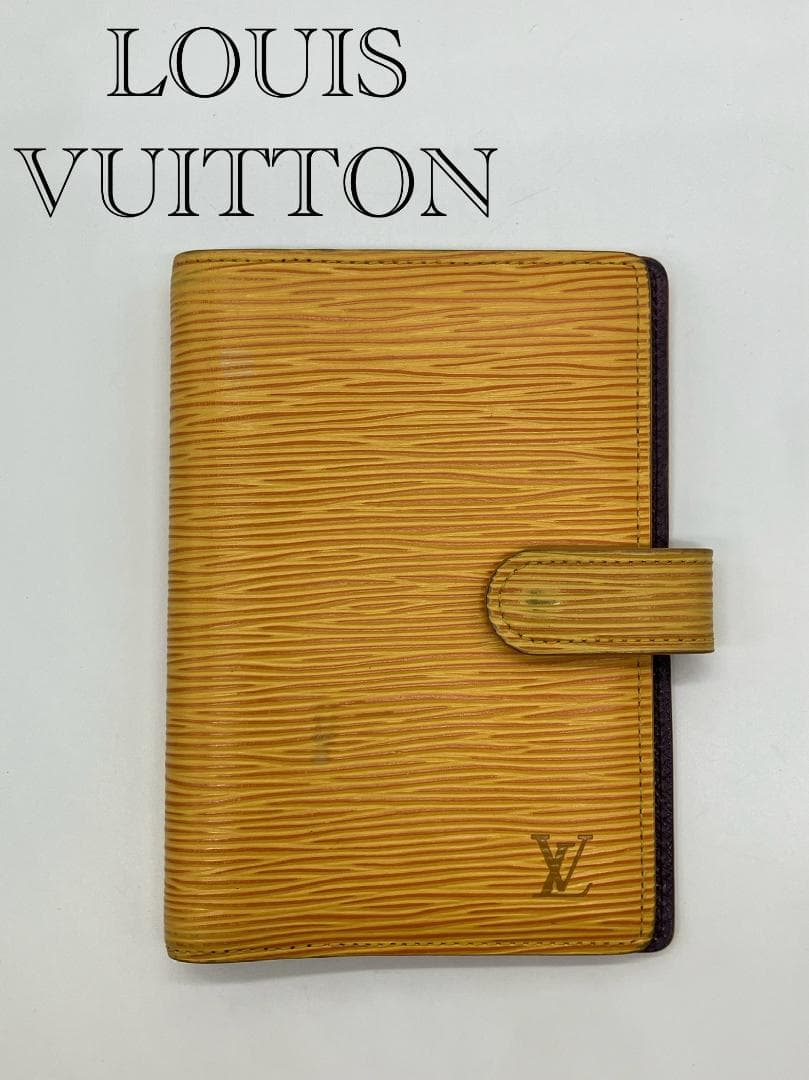 ルイヴィトン R20059 エピ アジェンダPM 6穴式 手帳カバー