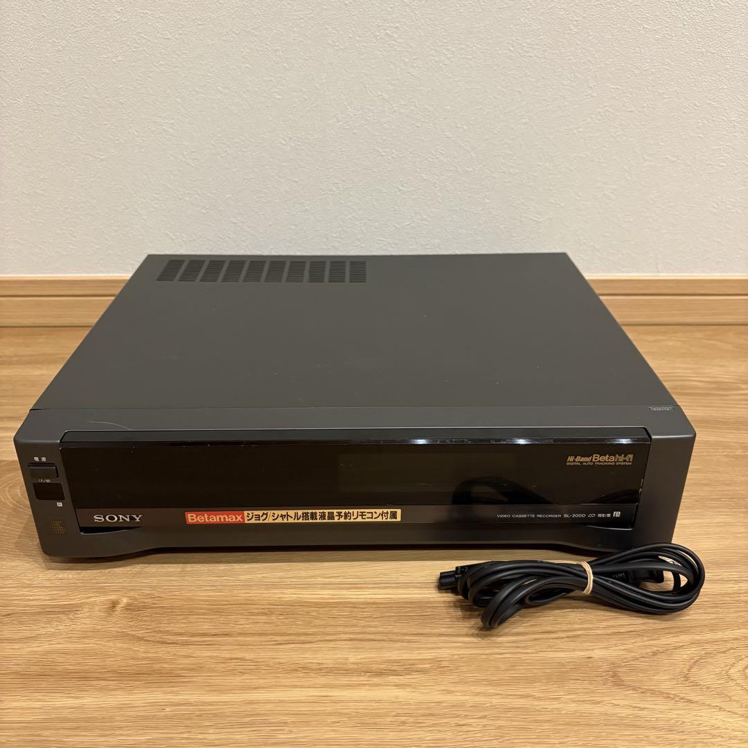 【再生確認済】SONY Beta SL-200D ビデオデッキ