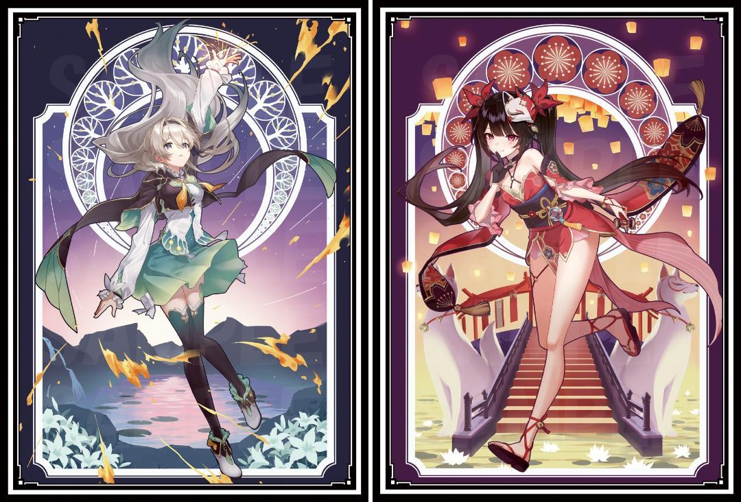 混沌の女神様 カードスリーブ 崩壊：スターレイル 花火