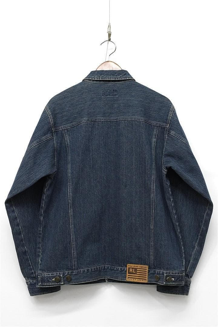 W157/美品 90s RALPH LAUREN デニムジャケット 170 M