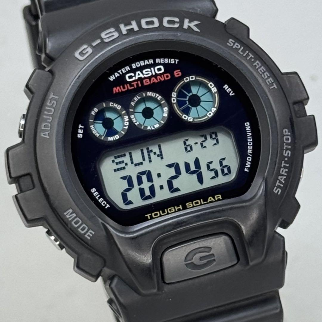 極美品 G-SHOCK GW-6900 電波ソーラー 電波受信 ブラック 稼働