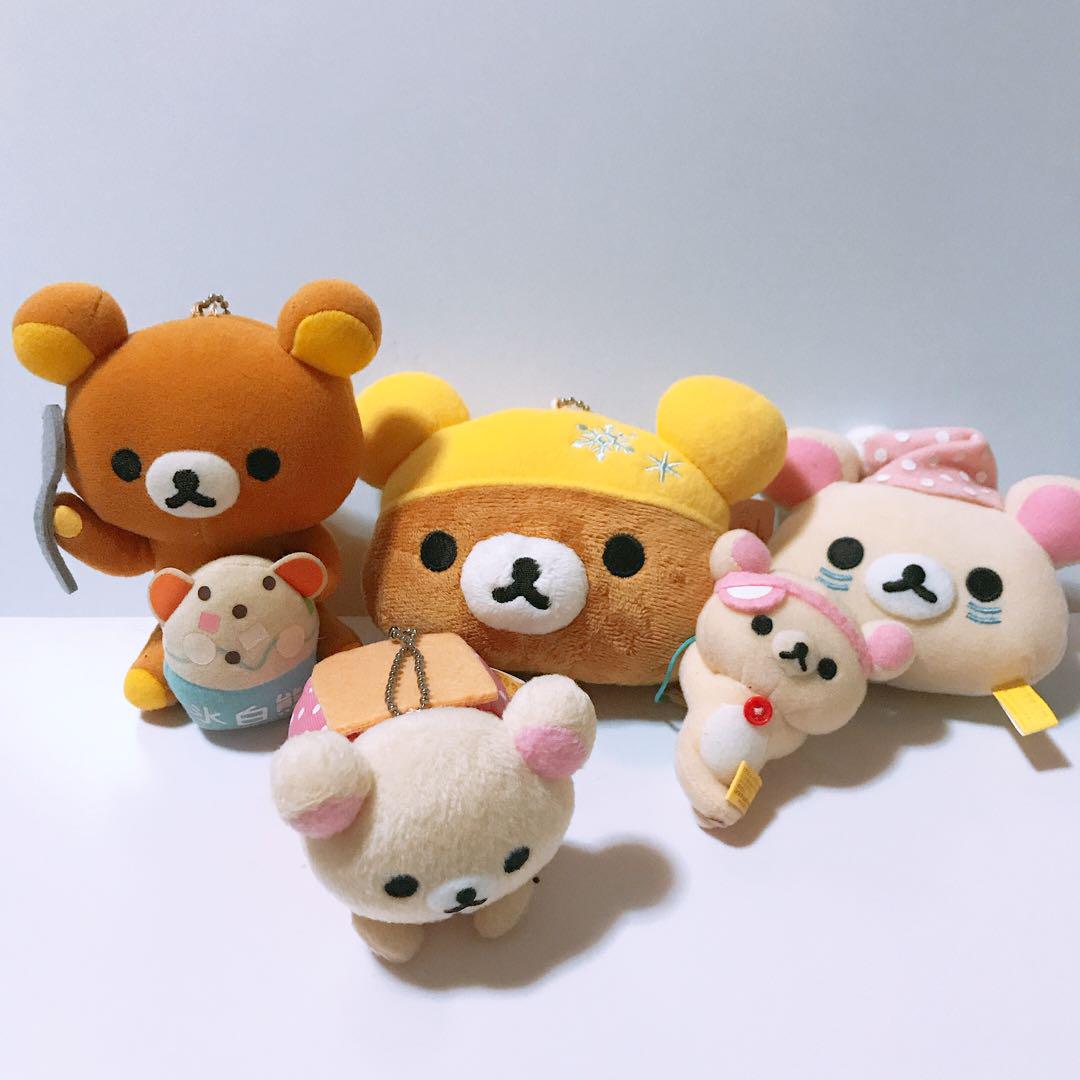 リラックマ☆コリラックマ ぬいぐるみキーホルダー 13個まとめ売り