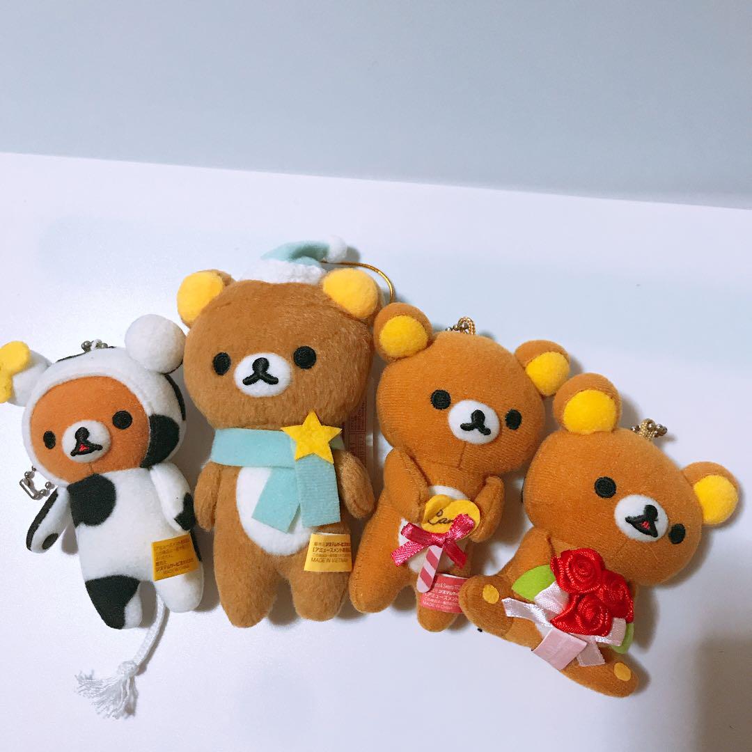 リラックマ☆コリラックマ ぬいぐるみキーホルダー 13個まとめ売り