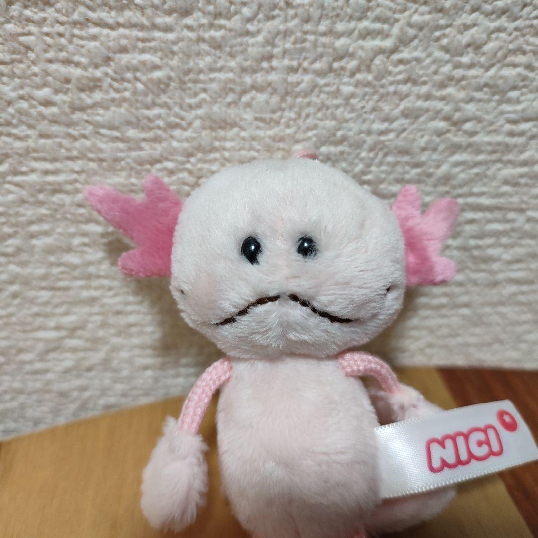 ぬいぐるみ　ウーパールーパー　グレー　キーホルダー Amazon.co.jp: ニコぬいキーホルダー キーホルダー