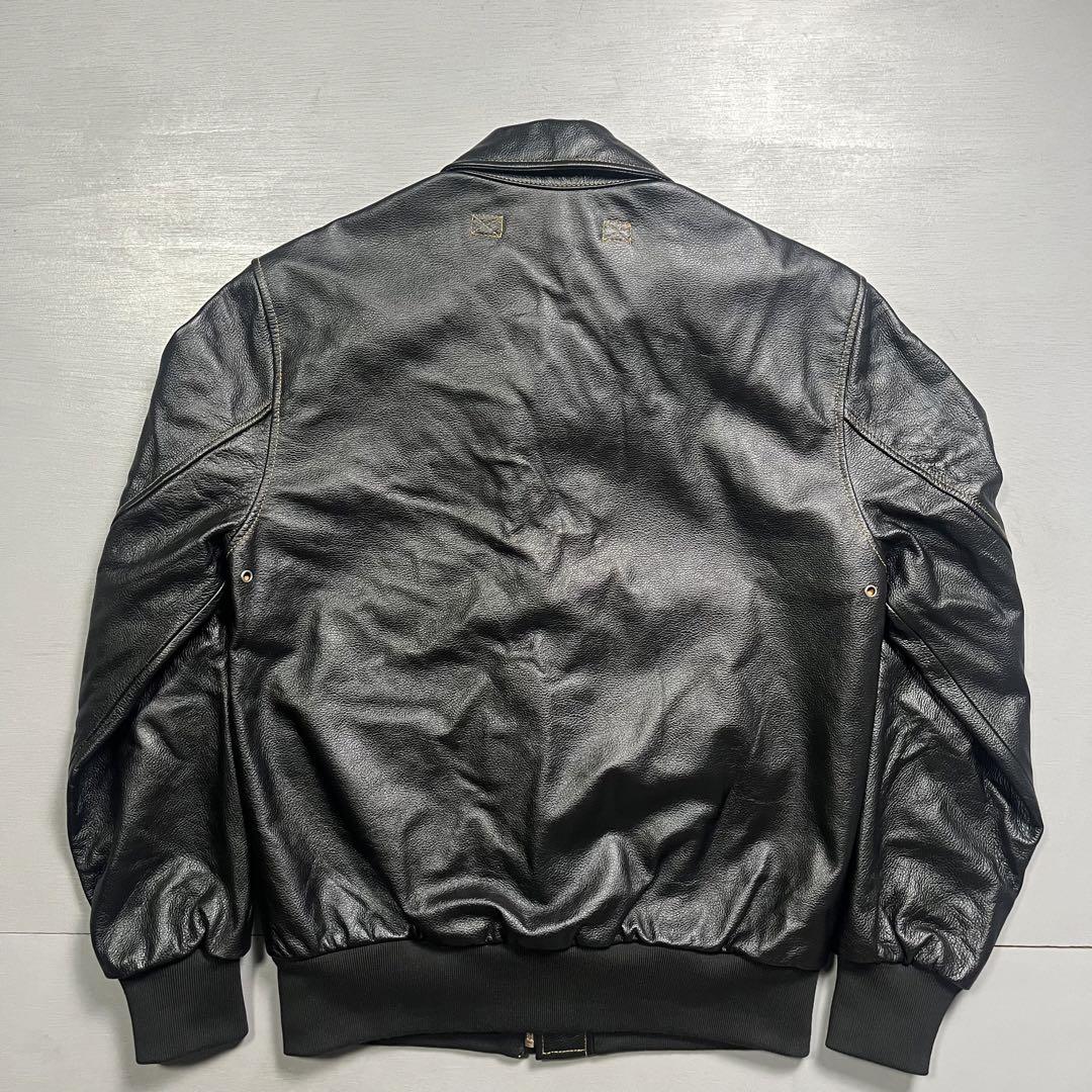 一流の品質 A-2 WILLIS&GEIGER 美品✨ レザーフライトジャケット S 本革 ジャケット・アウター