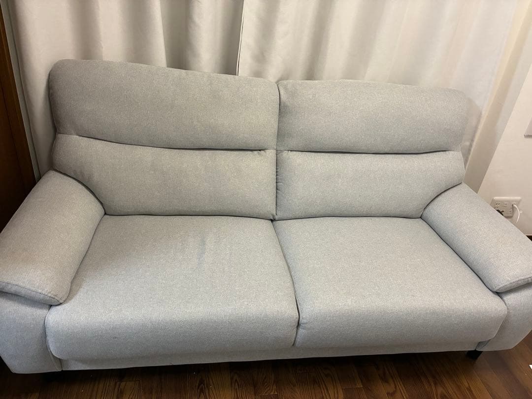 ニトリグレー 3人掛けソファ 布張りタイプ MK02 KD LGY目立った傷や汚れなし NEXPOTALLINN_EU