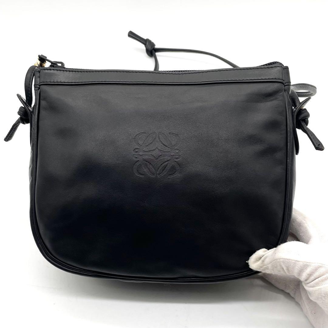 極美品✨ロエベ ショルダーバッグ アナグラム ナッパレザー 斜め