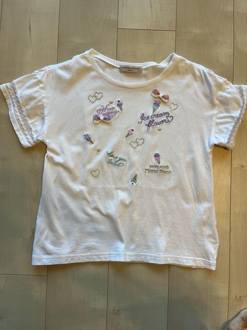 Mezzo Piano アイスクリームTシャツ M 150cm - メルカリ