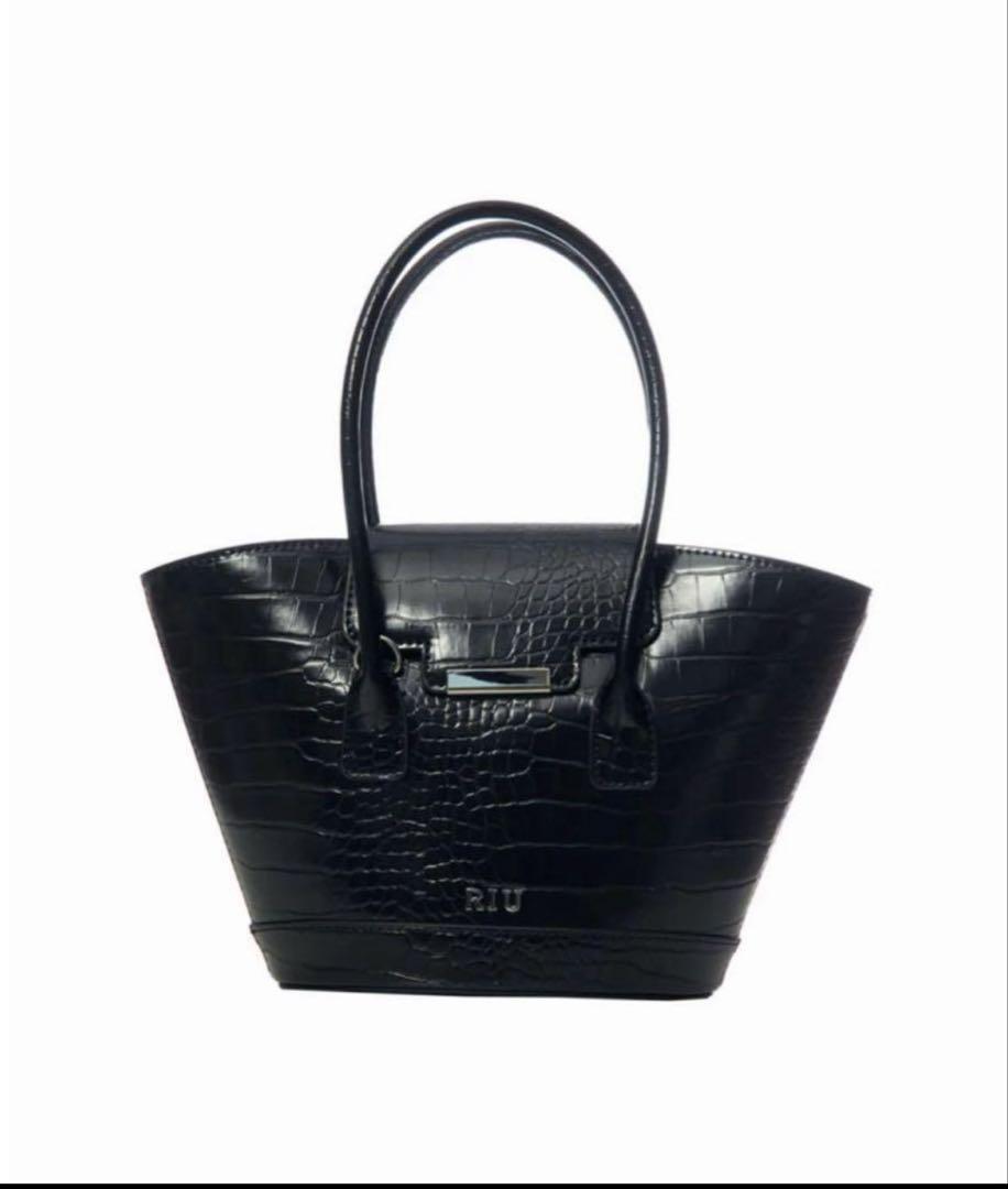 Riu リウ 2way croco hand bag クロコ ハンド バッグ 2way croco hand bag – Riu