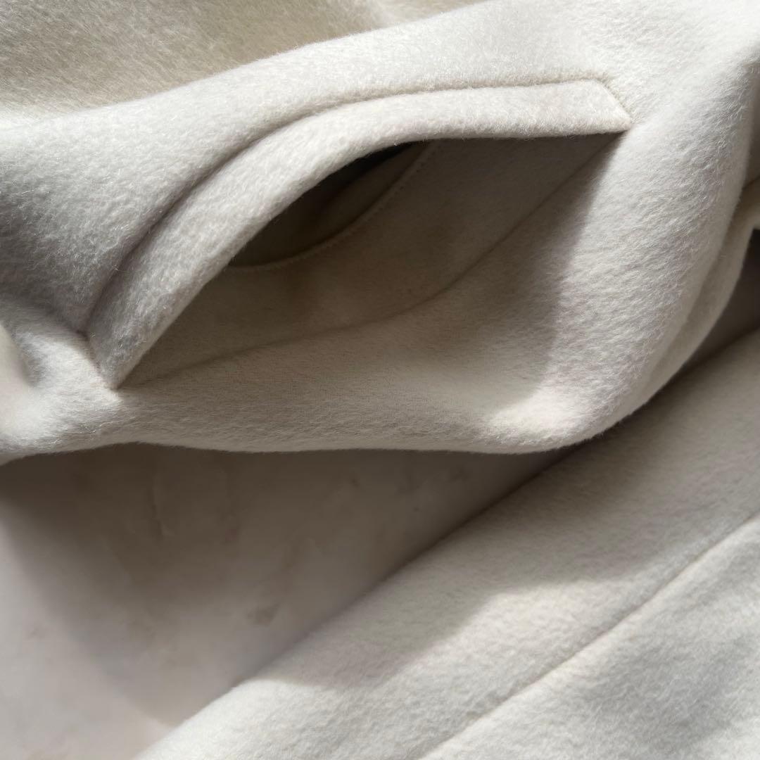 アンゴラカシミヤ混 ショートビーバーノー