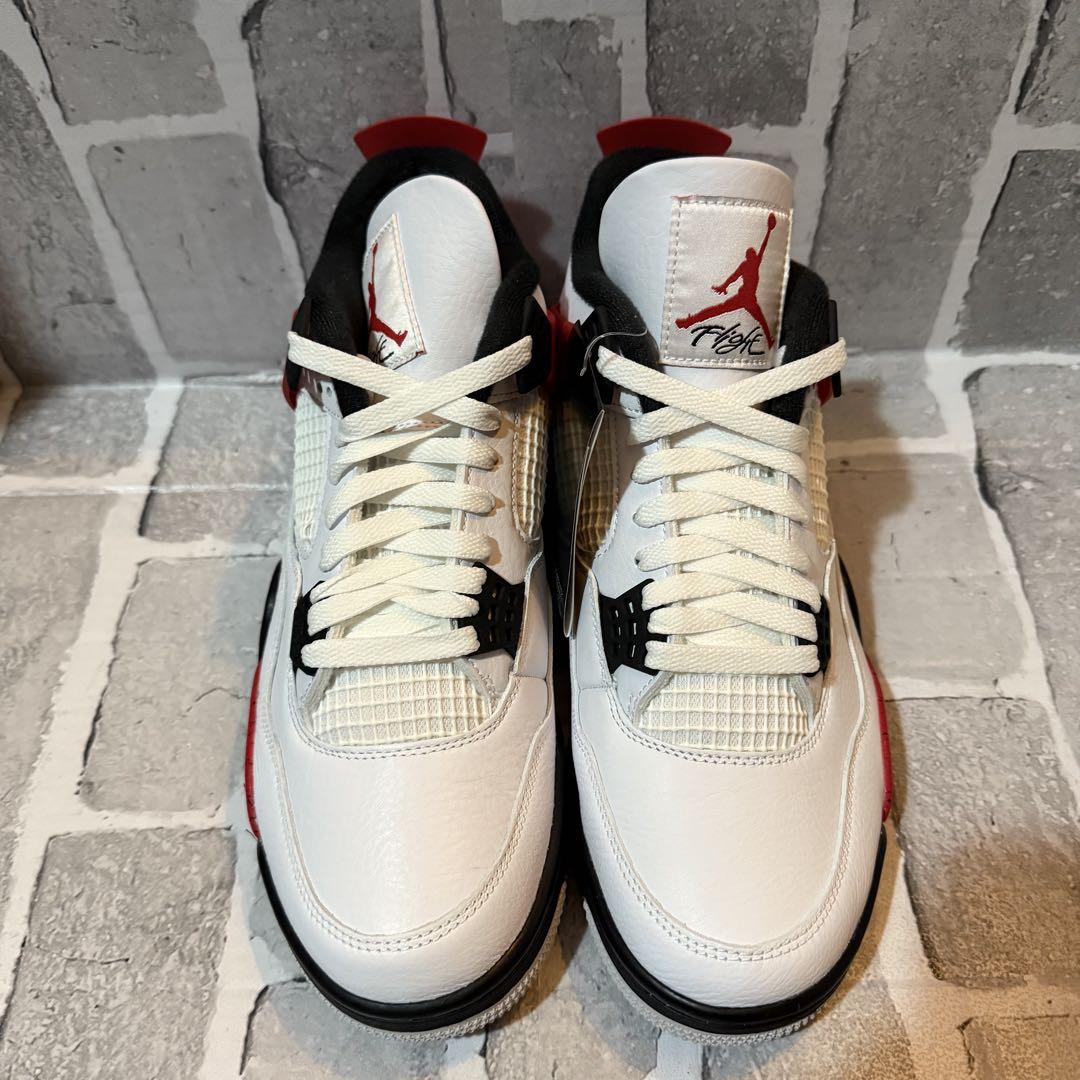 靴 Nike Air Jordan 4 Retro \"Red Cement\"