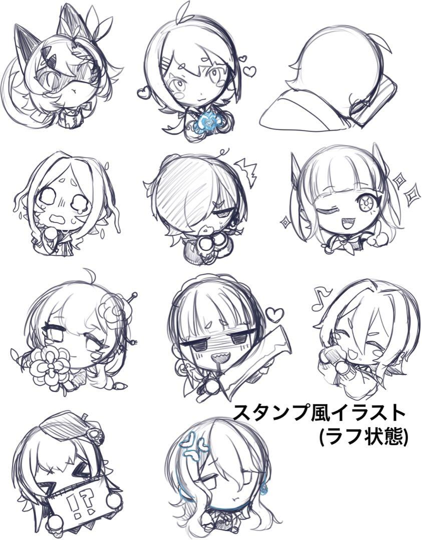 ご依頼停止中】夢絵◎|創作◎ SDイラストオーダー【色紙・ポスト
