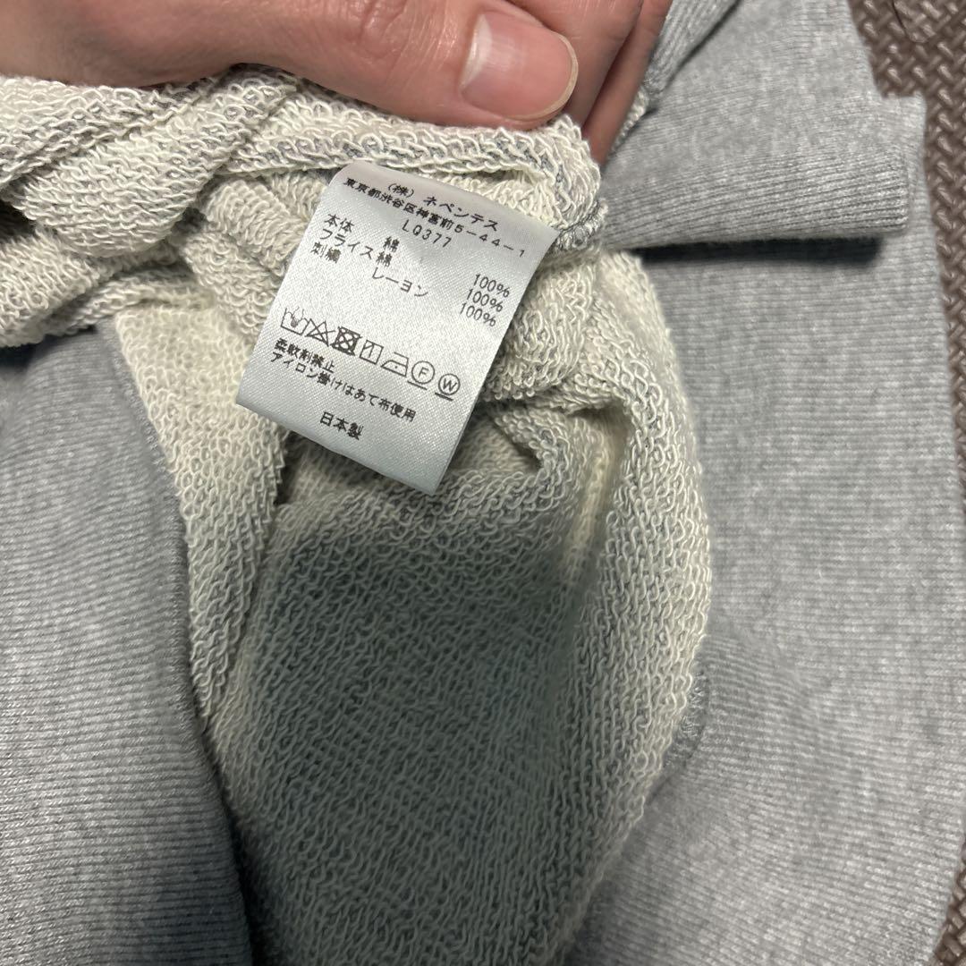 最も信頼できる 正規品 needles グレー スウェット Lサイズ トップス