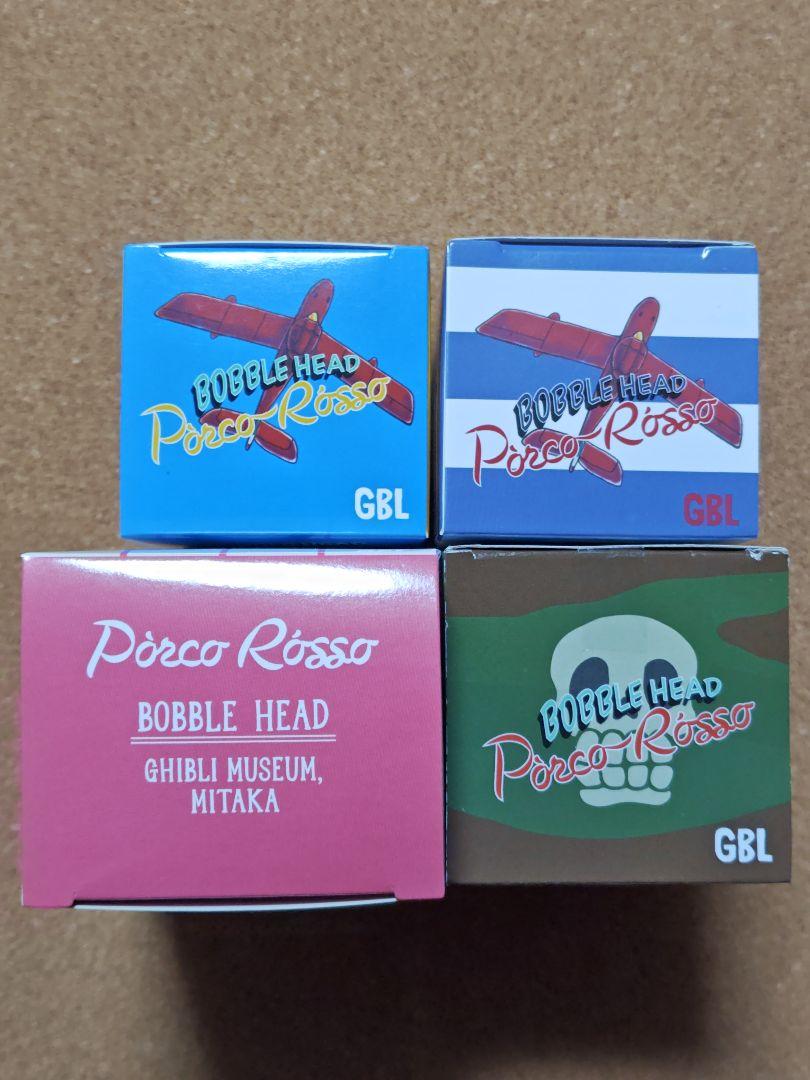 多様な ジブリ GBL バブルヘッド 紅の豚 【4種セット】☆新品未開封 その他