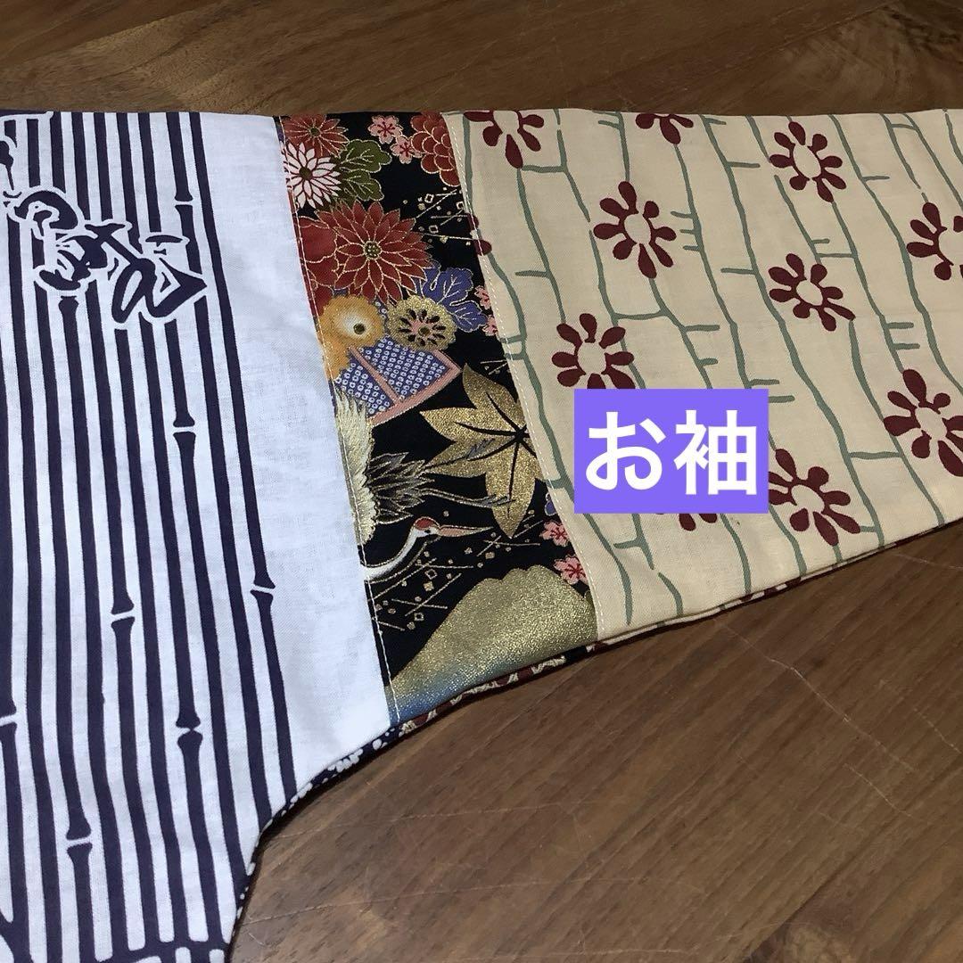 鯉口シャツ 相撲浴衣 手ぬぐいリメイク 浮世絵 柿渋染 - メルカリ