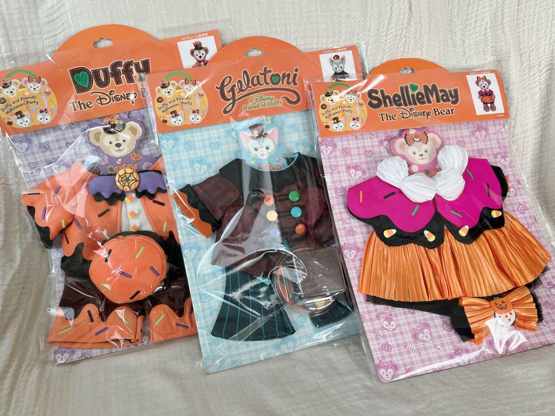 ディズニーシー ダッフィー ジェラトーニ シェリーメイ ハロウィン コスチューム