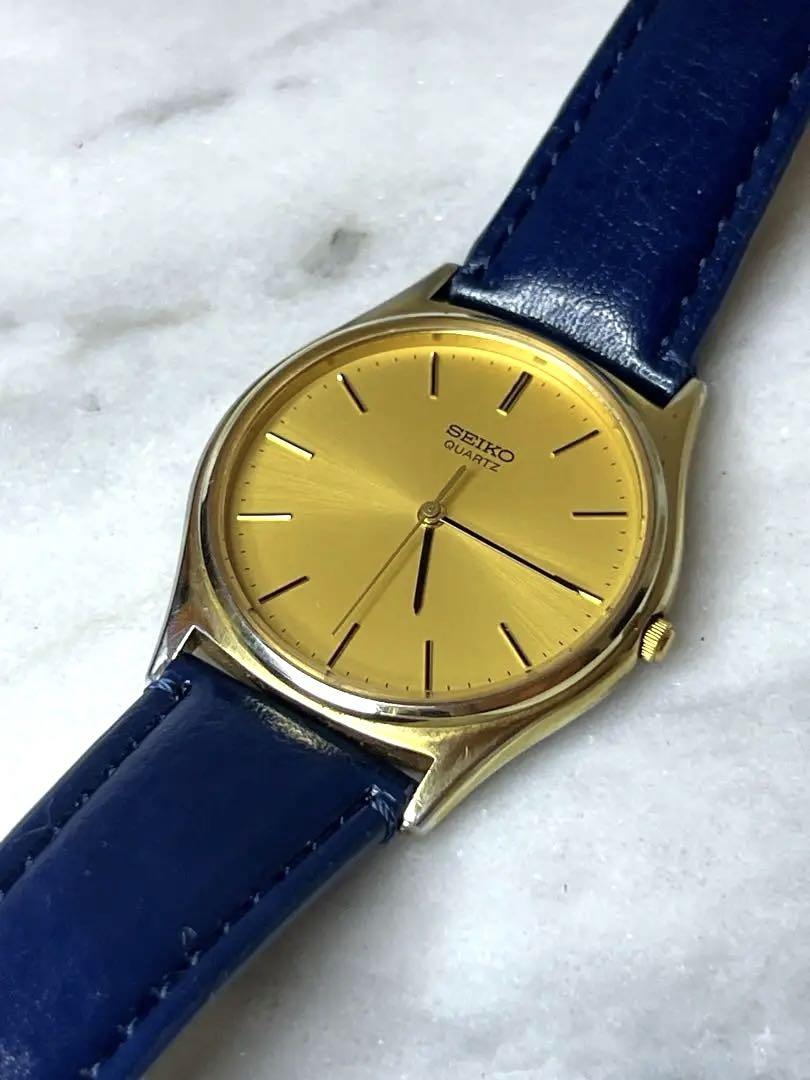 【電池交換済み】 SEIKO QUARTZ GOLD セイコー vintage