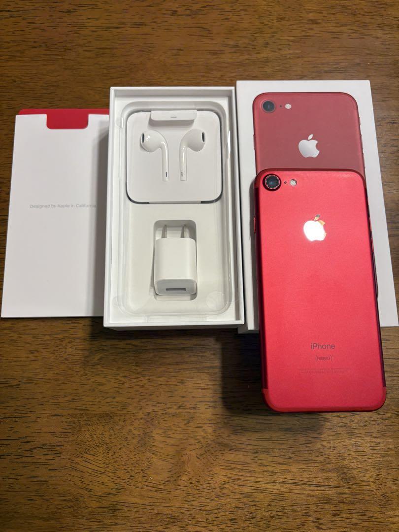 Apple iPhone 7 (レッド) 本体 128GB
