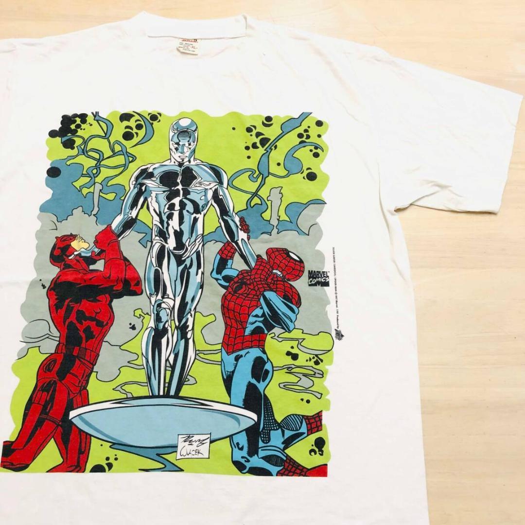 マーベルコミック・シルバーサーフ・ダレデヴィル・スパイダーマン・シングルステッチ