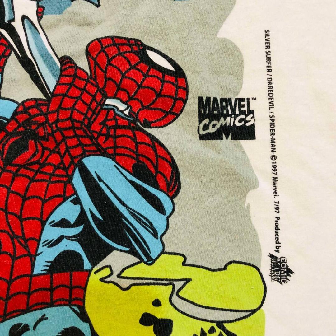 マーベルコミック・シルバーサーフ・ダレデヴィル・スパイダーマン・シングルステッチ