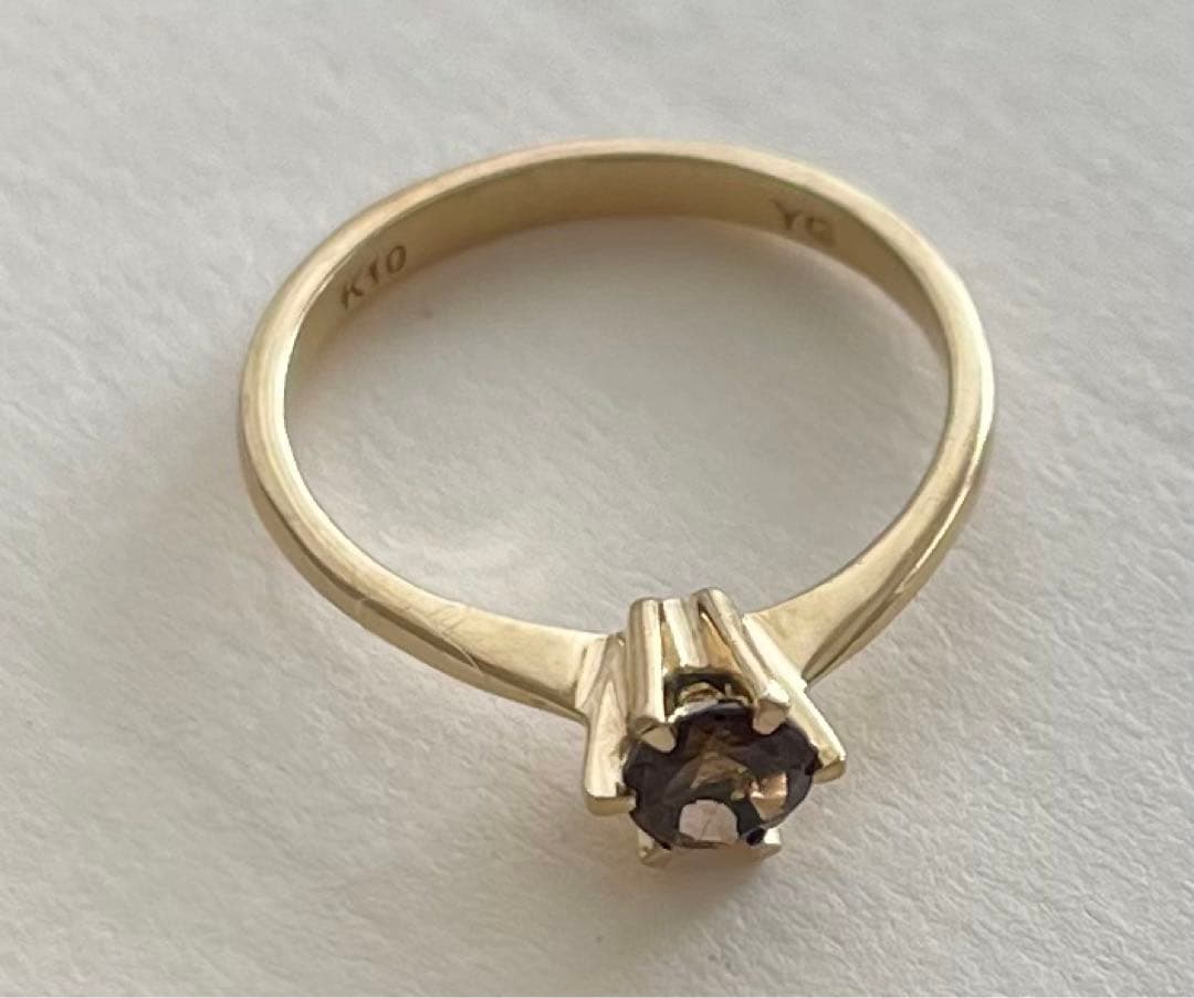 スモーキークォーツリング 10号 2022年最新海外 3920円 www