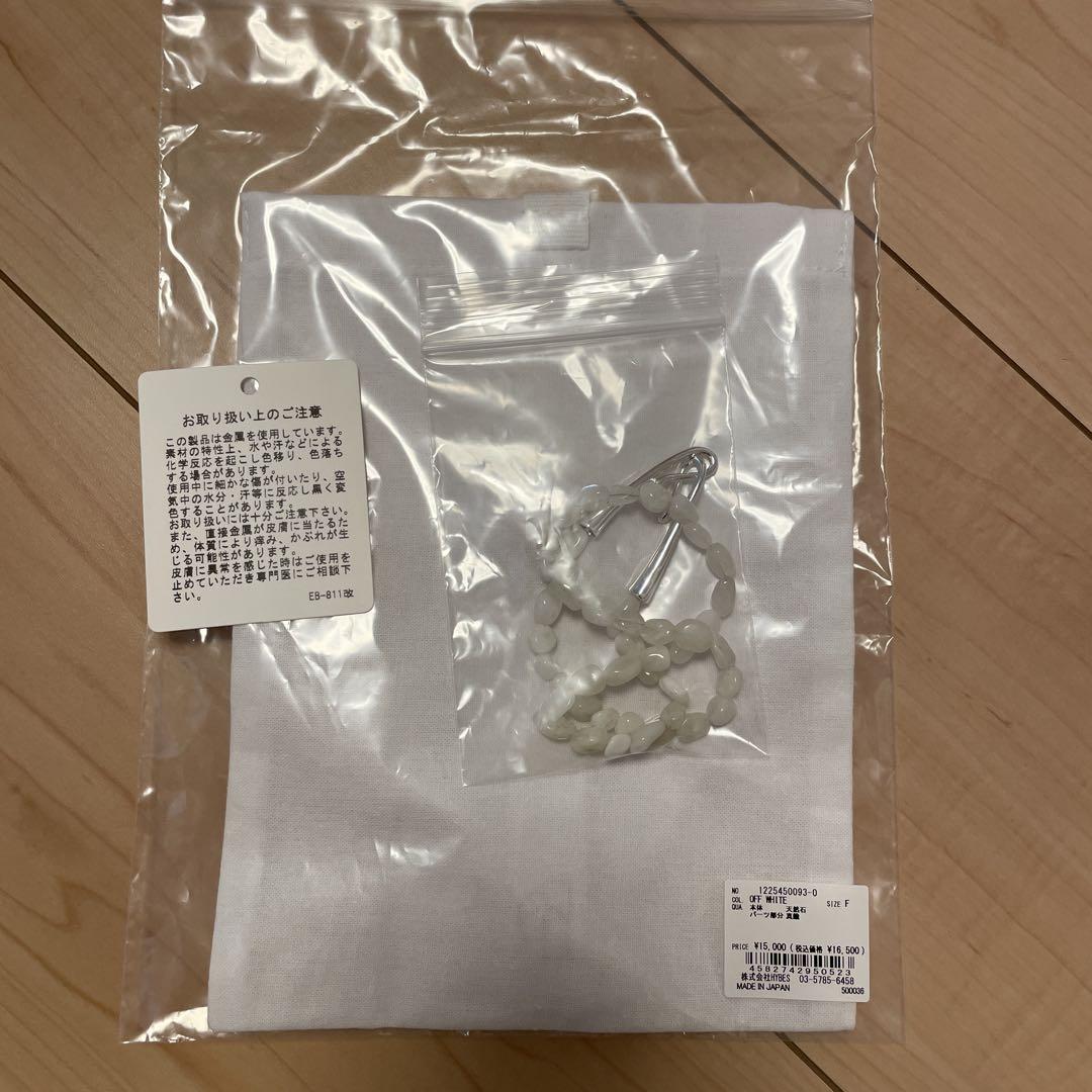 新品未使用 エトレトウキョウ ムーンストーンビーズネックレス