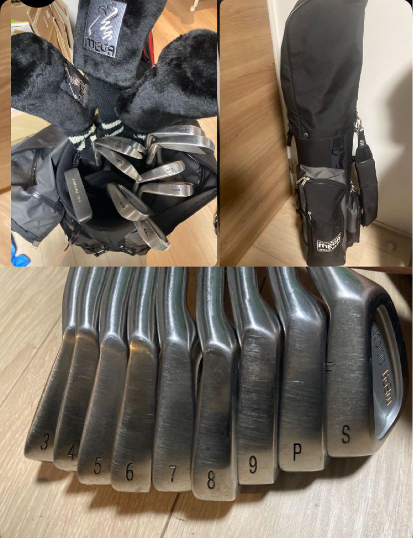 MEGA GOLF ゴルフクラブ・キャディバッグ　フルセット　アイアン初心者向け
