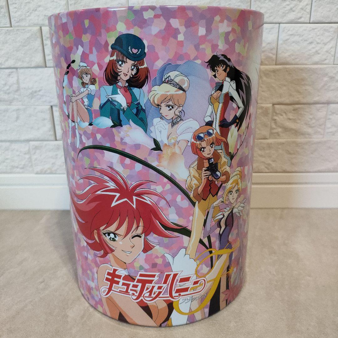 ヴィンテージ80s　キューティーハニー ｆ　ゴミ箱　缶　物入れ　ペール缶