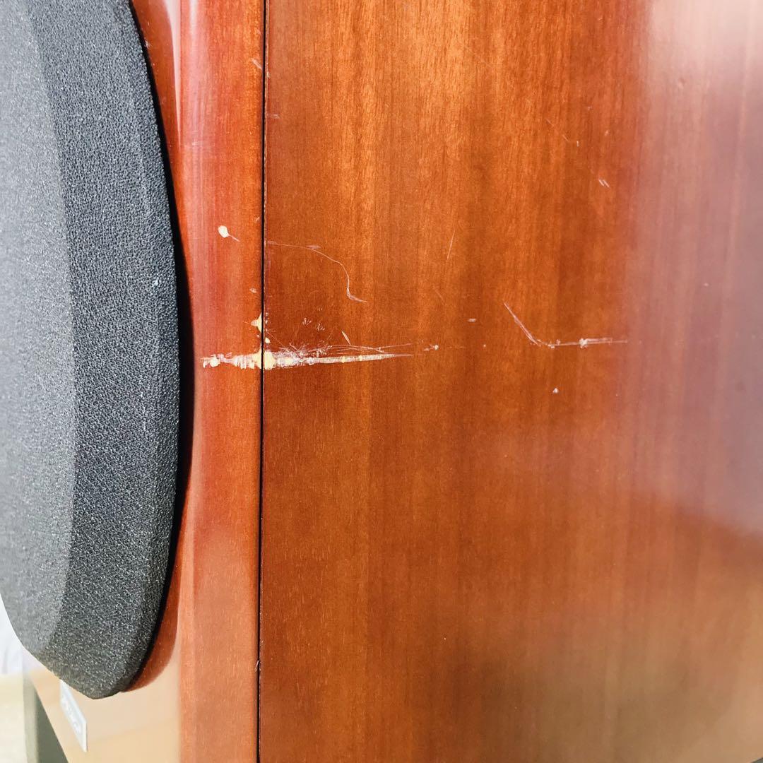 ONKYO SL-A250 狩る サブウーファー 木目 マホガニー