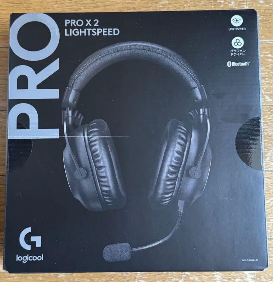 【新品未使用】G PRO X2 LIGHTSPEED G-PHS-005WLBK