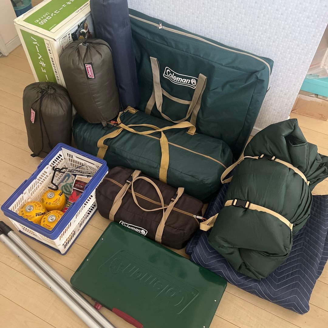 Coleman キャンプセット テント・コンロ【引き取り限定】