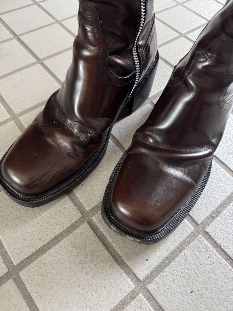 Dries Van Noten レザーブーツ
