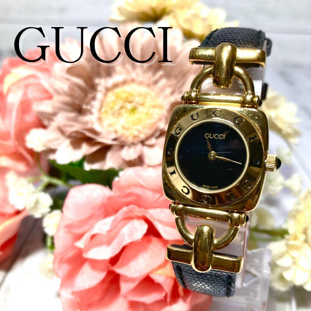 アナログ腕時計 × ヴィンテージ(中古) GUCCI 6300L GUCCI グッチ 腕時計 レディース ゴールド 6300L ヴィンテージ