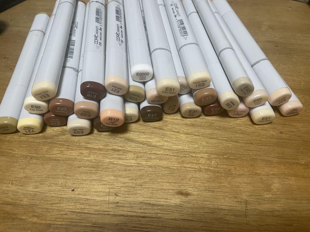 コピック　31本セット　茶色系