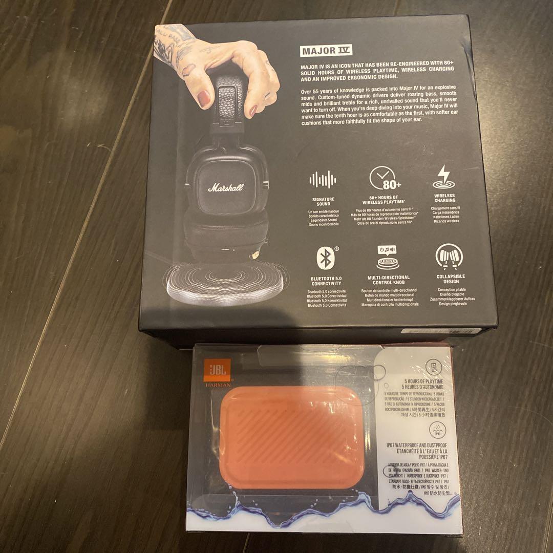 Marshall Major IV & JBL GO 3 セット Marshall Major IV & JBL GO 3 セット