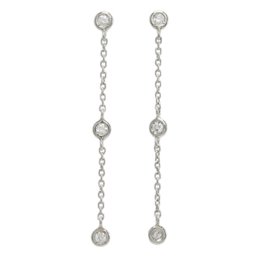 STAR JEWELRY Pt ダイヤモンド ピアス