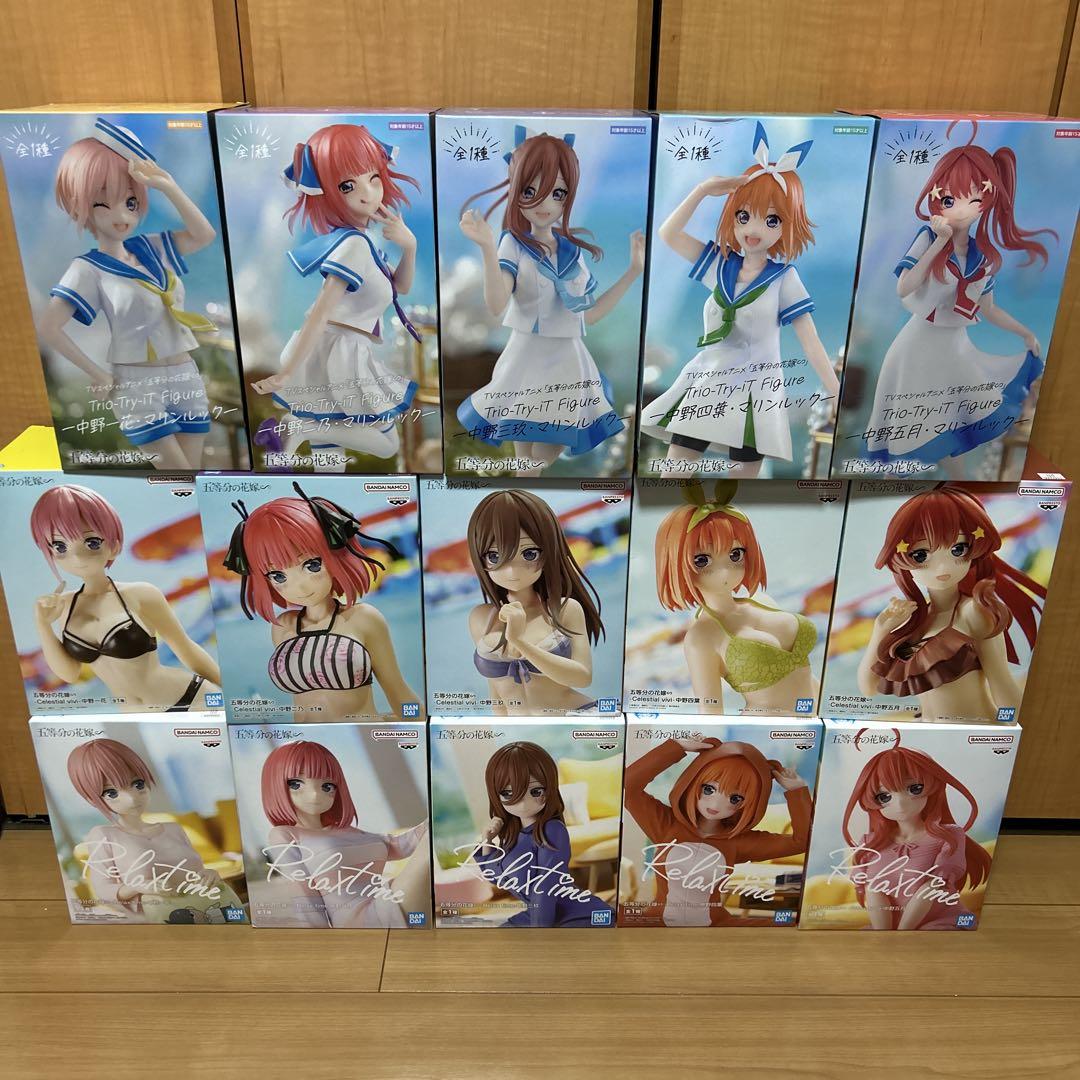 五等分の花嫁　フィギュア　まとめ売り 9,344円