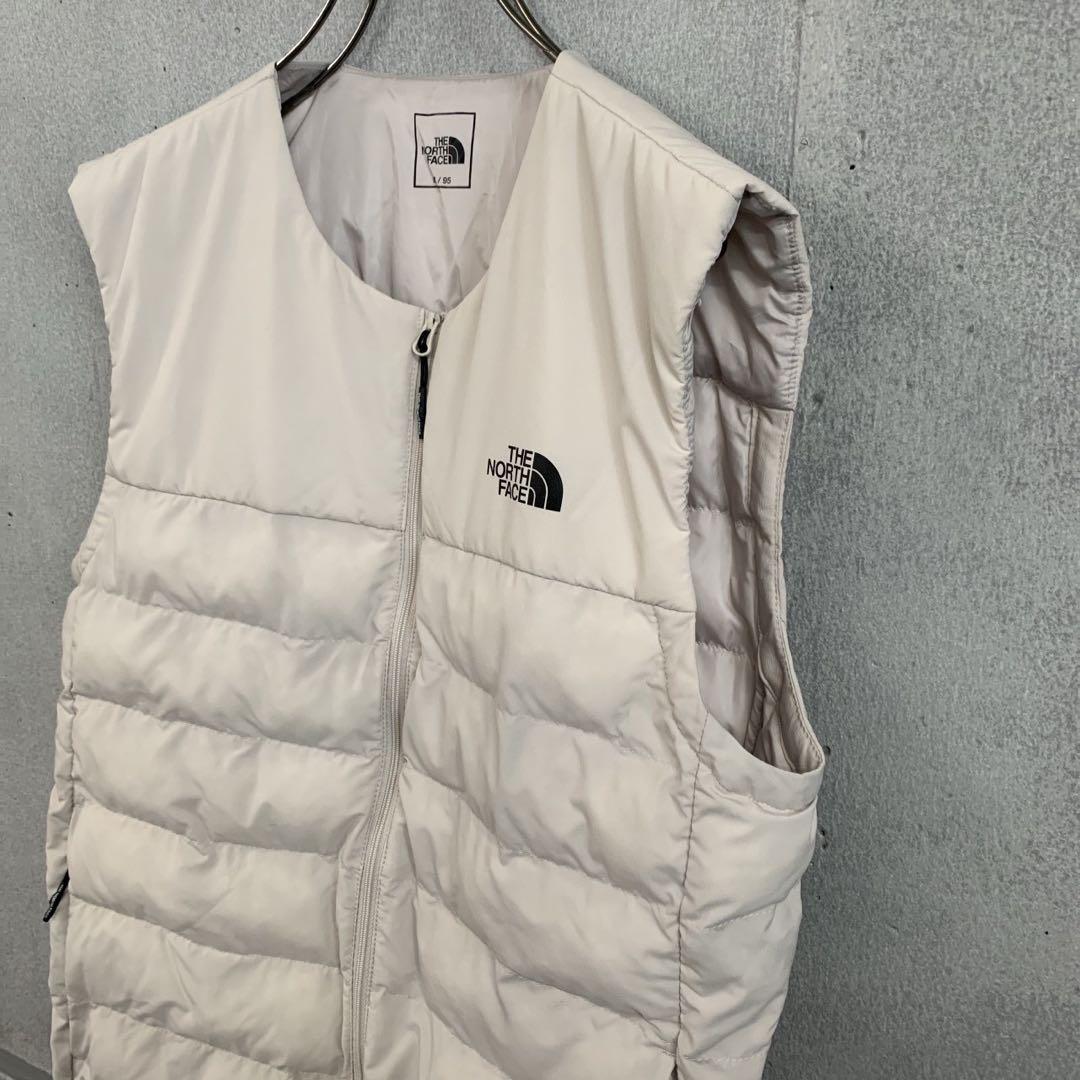 ノースフェイス ダウンベスト ベージュ メンズM ノースフェイス ダウンベスト ベージュ メンズM