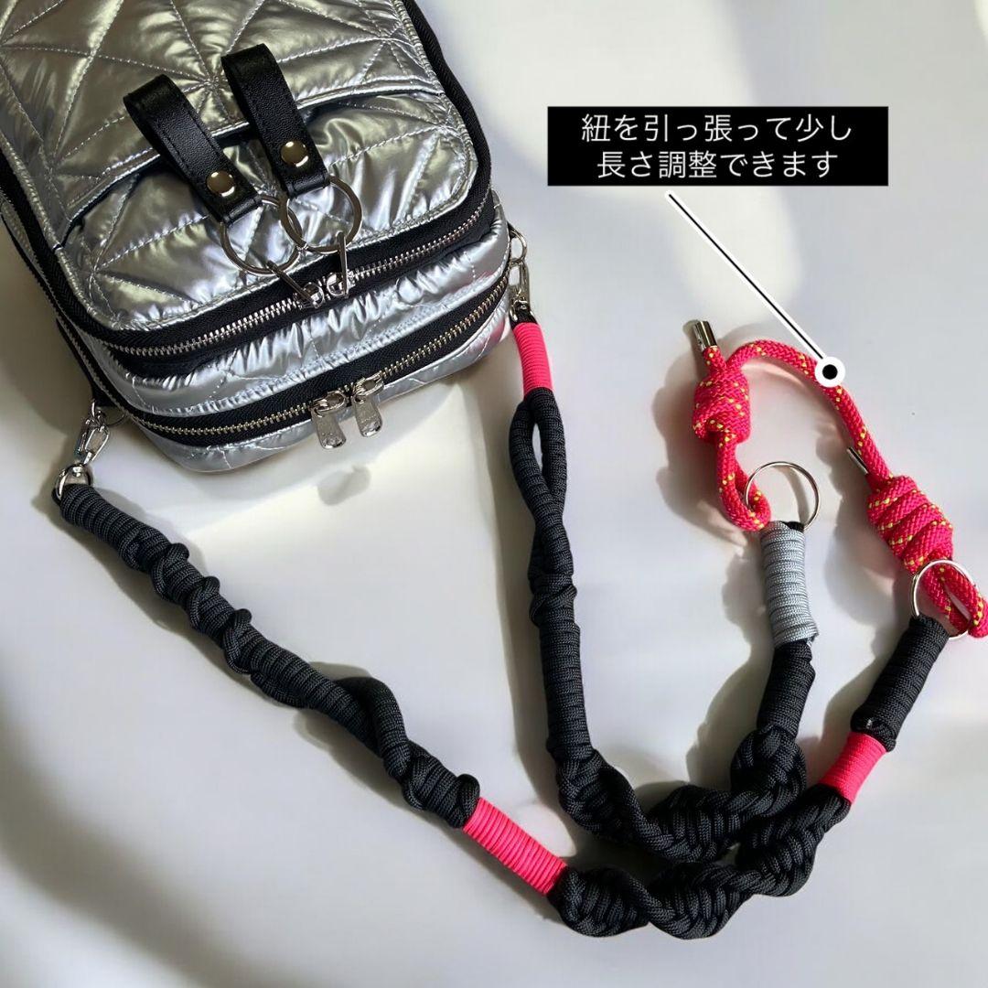 Wallet shoulder bag／silver